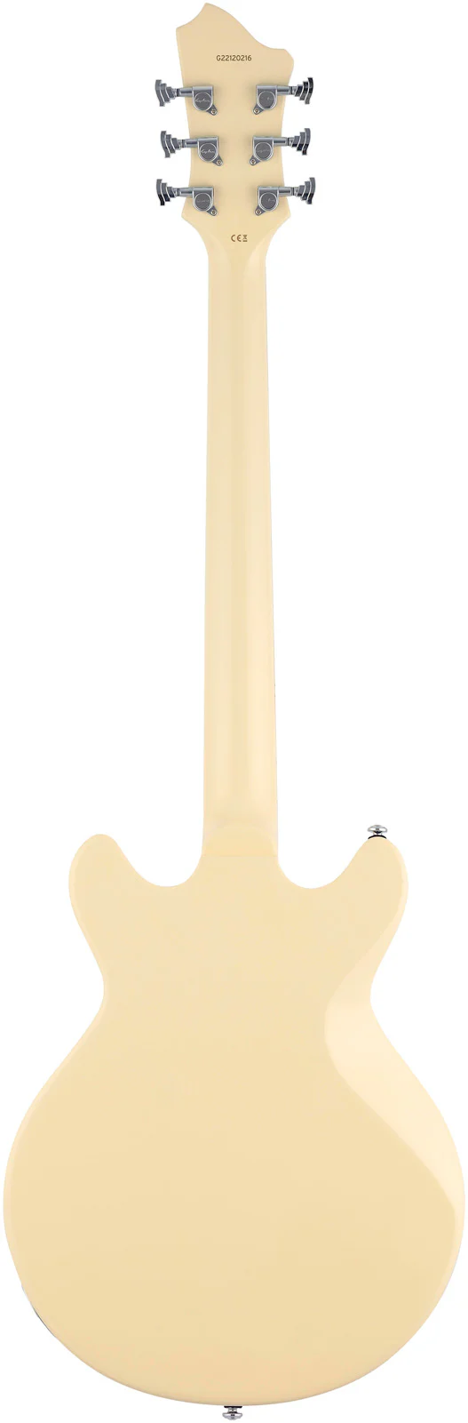 HAGSTROM MEGIN CRE GUITARRA ELECTRICA CREMA - Image 2