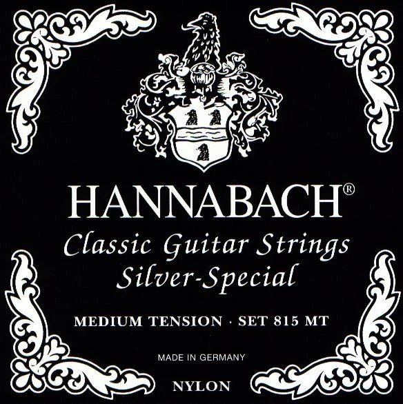 HANNABACH 815MT BLACK JUEGO CUERDAS GUITARRA ESPAÑOLA