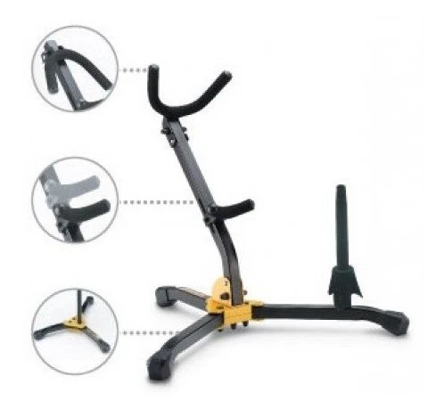 HERCULES DS532B SOPORTE SAXO Y FLAUTA O CLARINETE - Image 4
