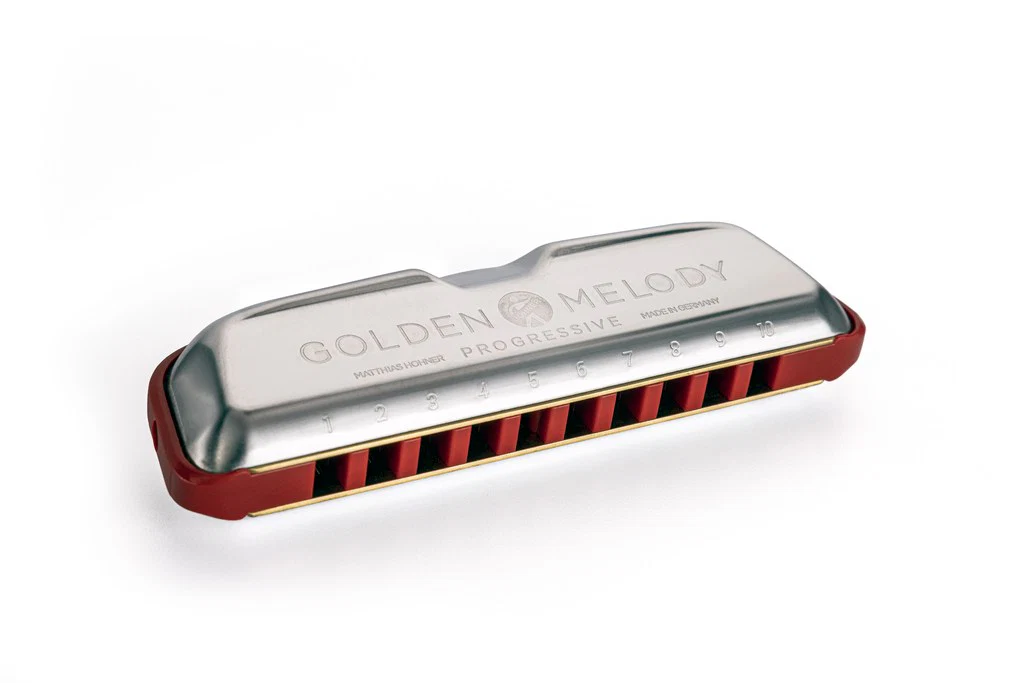 HOHNER GOLDEN MELODY PROGRESSIVE F SOSTENIDO ARMONICA DIATONICA FA SOSTENIDO