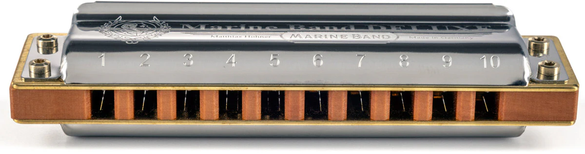 HOHNER MARINE BAND DELUXE A MAJOR ARMONICA LA MAYOR - Image 2