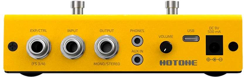 HOTONE MP50MG AMPERO MINI PEDALERA MULTIEFECTOS GUITARRA MARIGOLD - Image 3