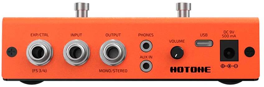 HOTONE MP50OR AMPERO MINI PEDALERA MULTIEFECTOS GUITARRA NARANJA - Image 3