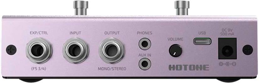 HOTONE MP50PT AMPERO MINI PEDALERA MULTIEFECTOS GUITARRA PURPLE TARO - Image 3