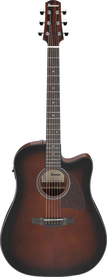 IBANEZ AAD51CE DVS GUITARRA ELECTROACUSTICA GRAND DREADNOUGHT DARK VIOLIN SUNBURST HIGH GLOSS
