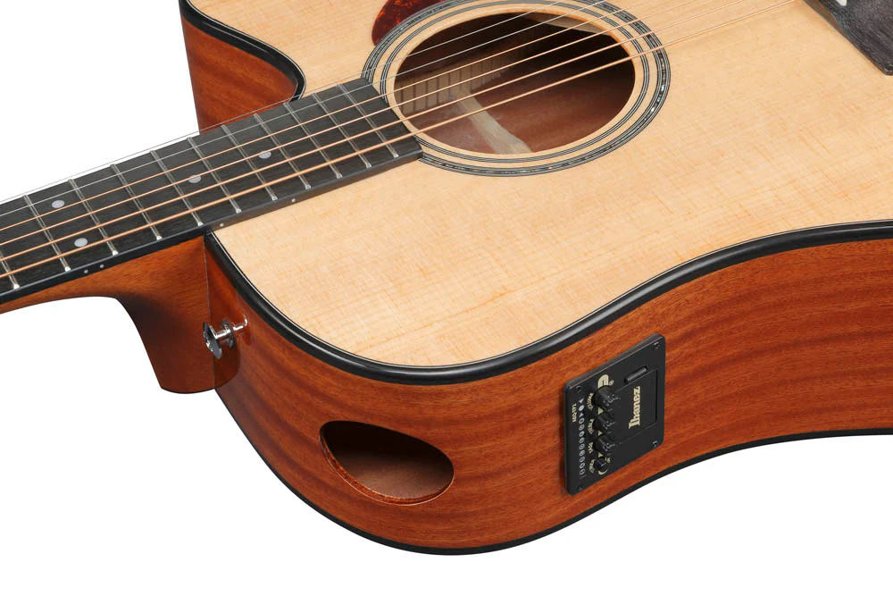 IBANEZ AAD51CE NT GUITARRA ELECTROACUSTICA GRAND DREADNOUGHT NATURAL HIGH GLOSS - Image 6