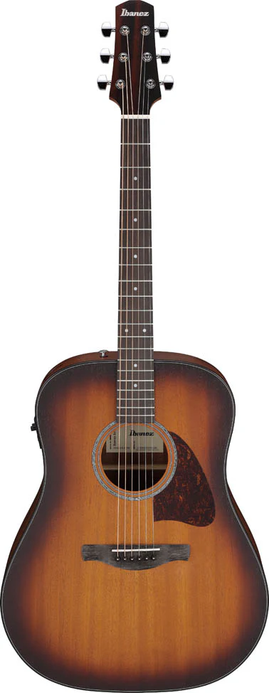 IBANEZ AAD54E OMH GUITARRA ELECTROACUSTICA GRAND DREADNOUGHT OPEN PORE MAHOGANY SUNBURST