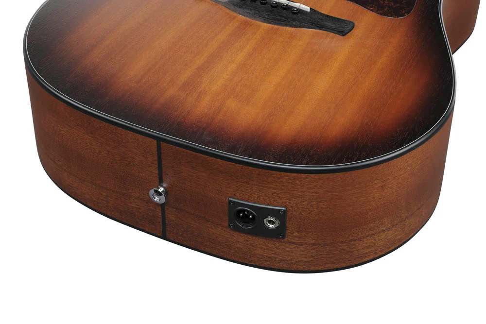 IBANEZ AAD54E OMH GUITARRA ELECTROACUSTICA GRAND DREADNOUGHT OPEN PORE MAHOGANY SUNBURST - Image 5