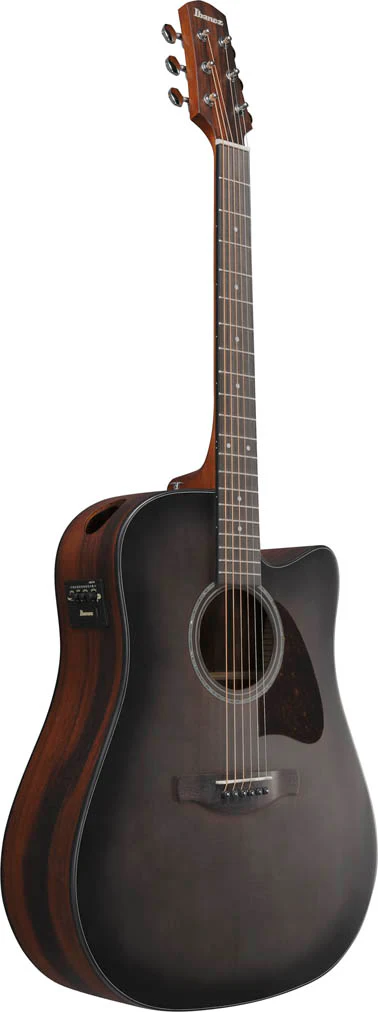 IBANEZ AAD70CE TBN GUITARRA ELECTROACUSTICA GRAND DREADNOUGHT TRANSPARENT CHARCOAL BURST - Image 3