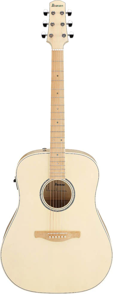 IBANEZ AAD77M1E OAW GUITARRA ELECTROACUSTICA GRAND DREADNOUGHT OPEN PORE ANTIQUE WHITE