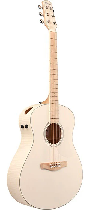 IBANEZ AAM370E OAW GUITARRA ELECTROACUSTICA AUDITORIO OPEN PORE ANTIQUE WHITE - Image 2