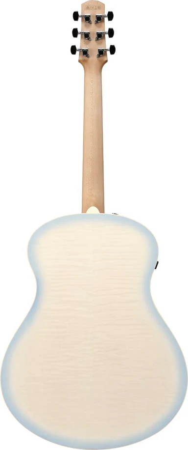 IBANEZ AAM370M2E AIB GUITARRA ELECTROACUSTICA AUDITORIO TRANSPARENT ANTIQUE WHITE ICE BLUE - Image 3