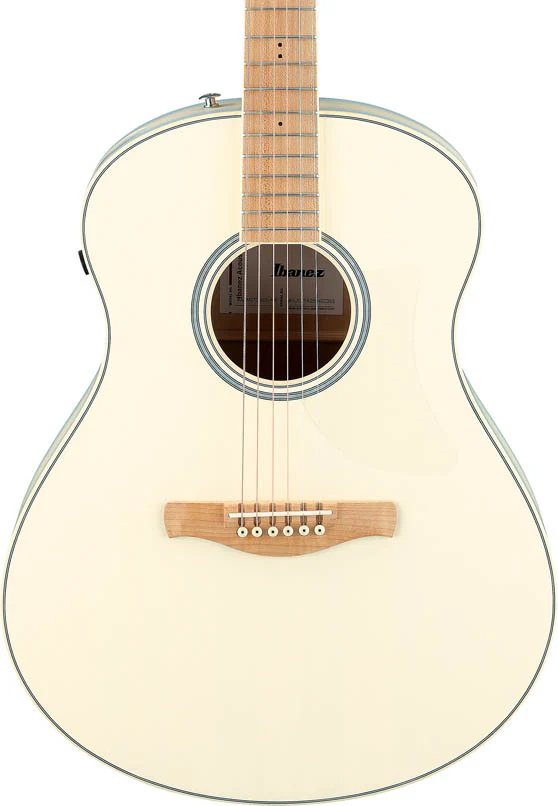 IBANEZ AAM370M2E AIB GUITARRA ELECTROACUSTICA AUDITORIO TRANSPARENT ANTIQUE WHITE ICE BLUE - Image 4