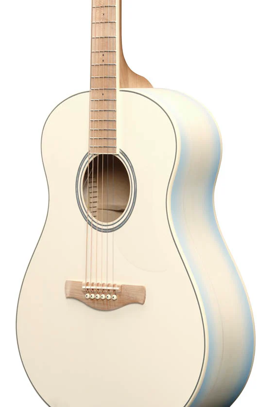 IBANEZ AAM370M2E AIB GUITARRA ELECTROACUSTICA AUDITORIO TRANSPARENT ANTIQUE WHITE ICE BLUE - Image 6