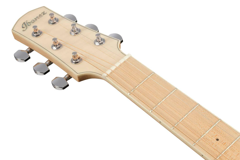 IBANEZ AAM370M2E AIB GUITARRA ELECTROACUSTICA AUDITORIO TRANSPARENT ANTIQUE WHITE ICE BLUE - Image 8