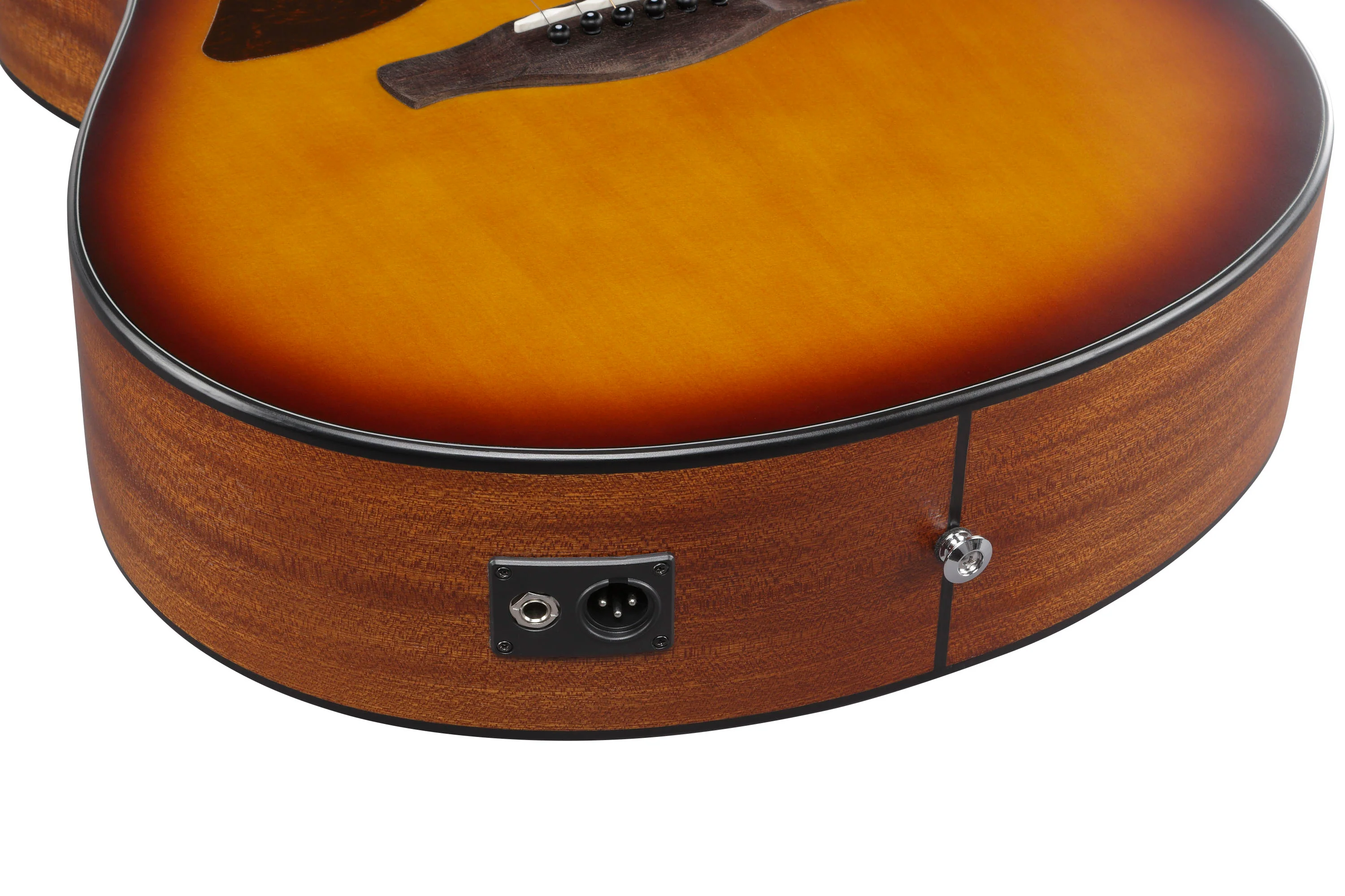 IBANEZ AAM50LCE OLB GUITARRA ELECTROACUSTICA PARA ZURDOS OPEN PORE LIGHT BROWN SUNBURST - Image 11