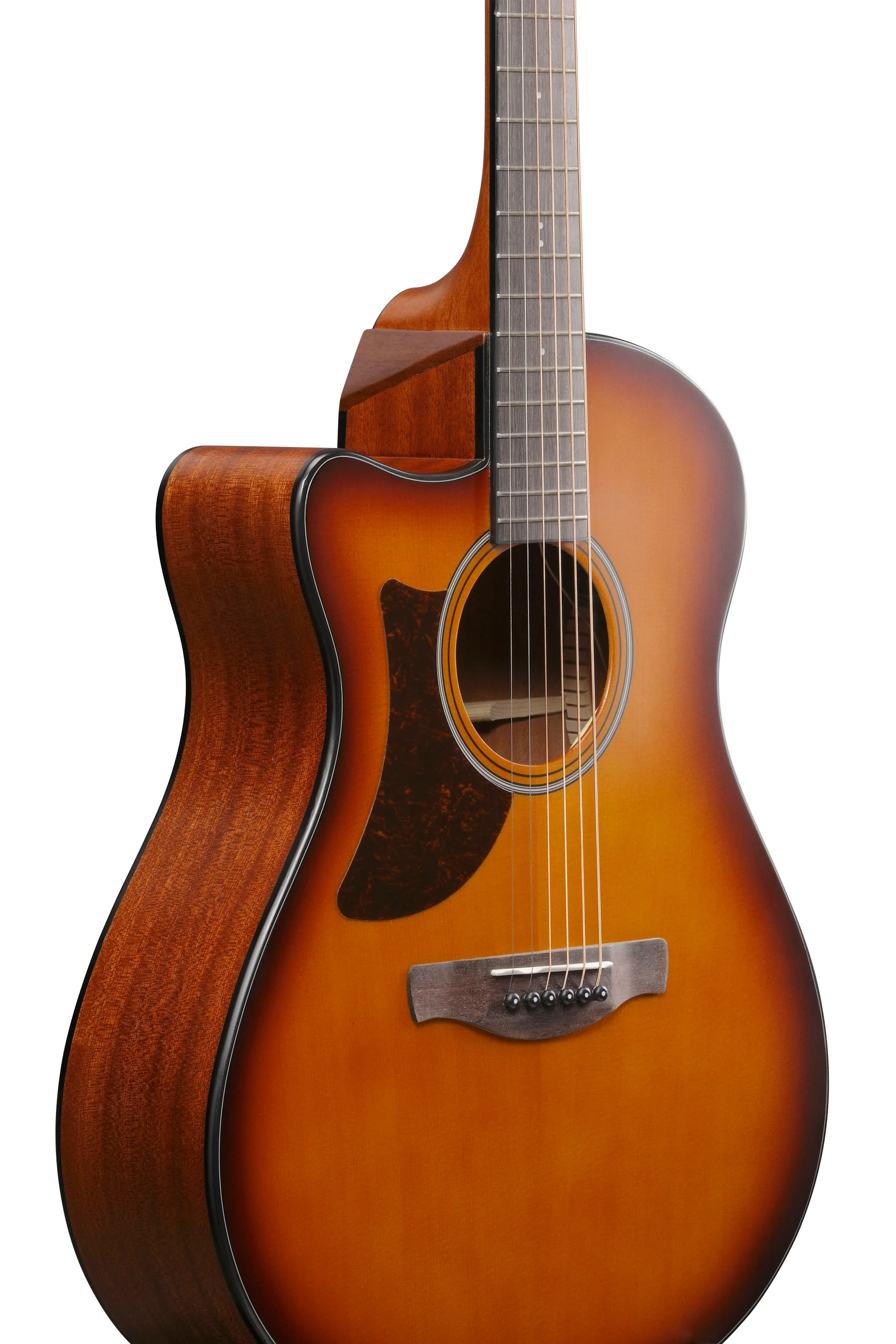IBANEZ AAM50LCE OLB GUITARRA ELECTROACUSTICA PARA ZURDOS OPEN PORE LIGHT BROWN SUNBURST - Image 6