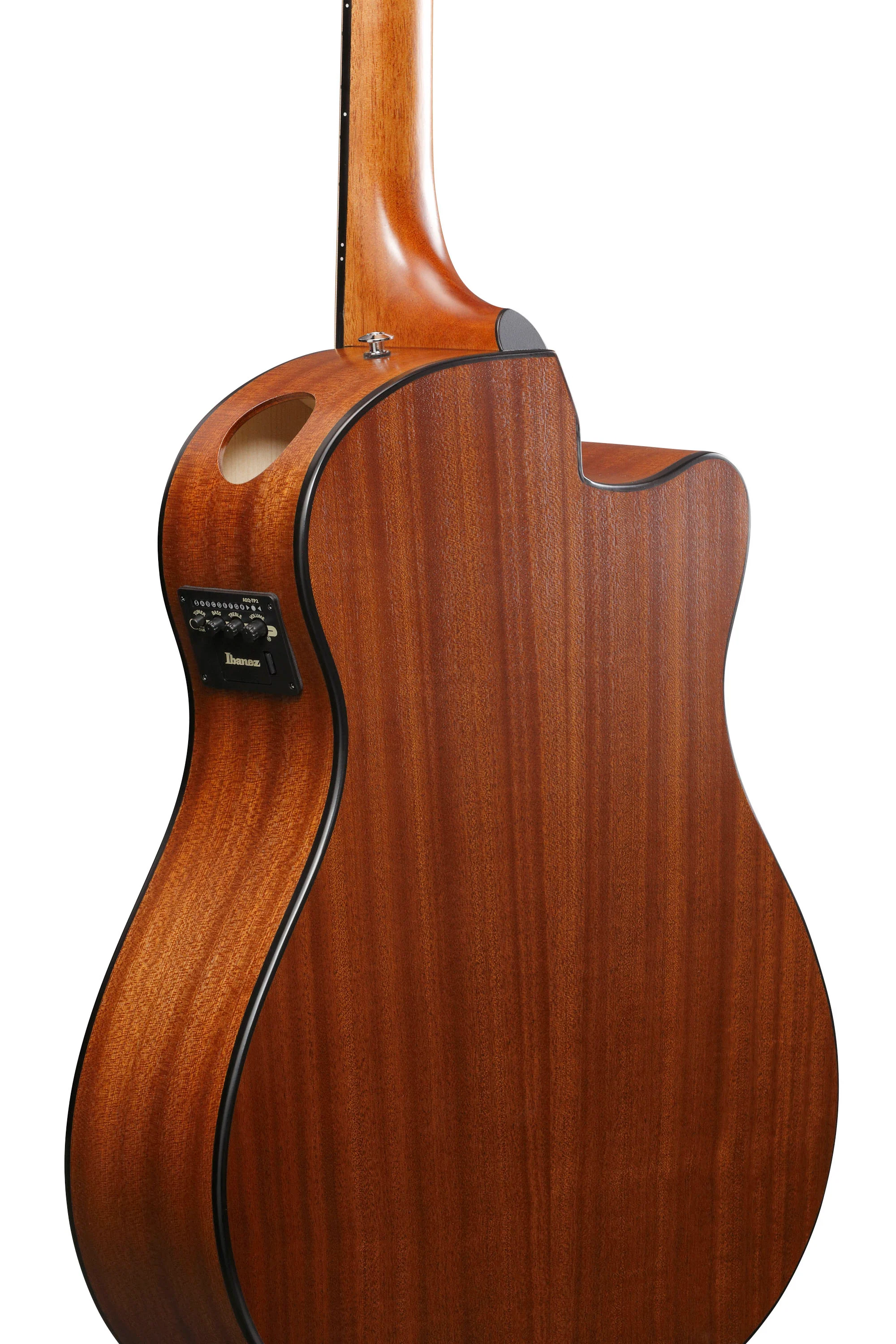 IBANEZ AAM50LCE OLB GUITARRA ELECTROACUSTICA PARA ZURDOS OPEN PORE LIGHT BROWN SUNBURST - Image 7