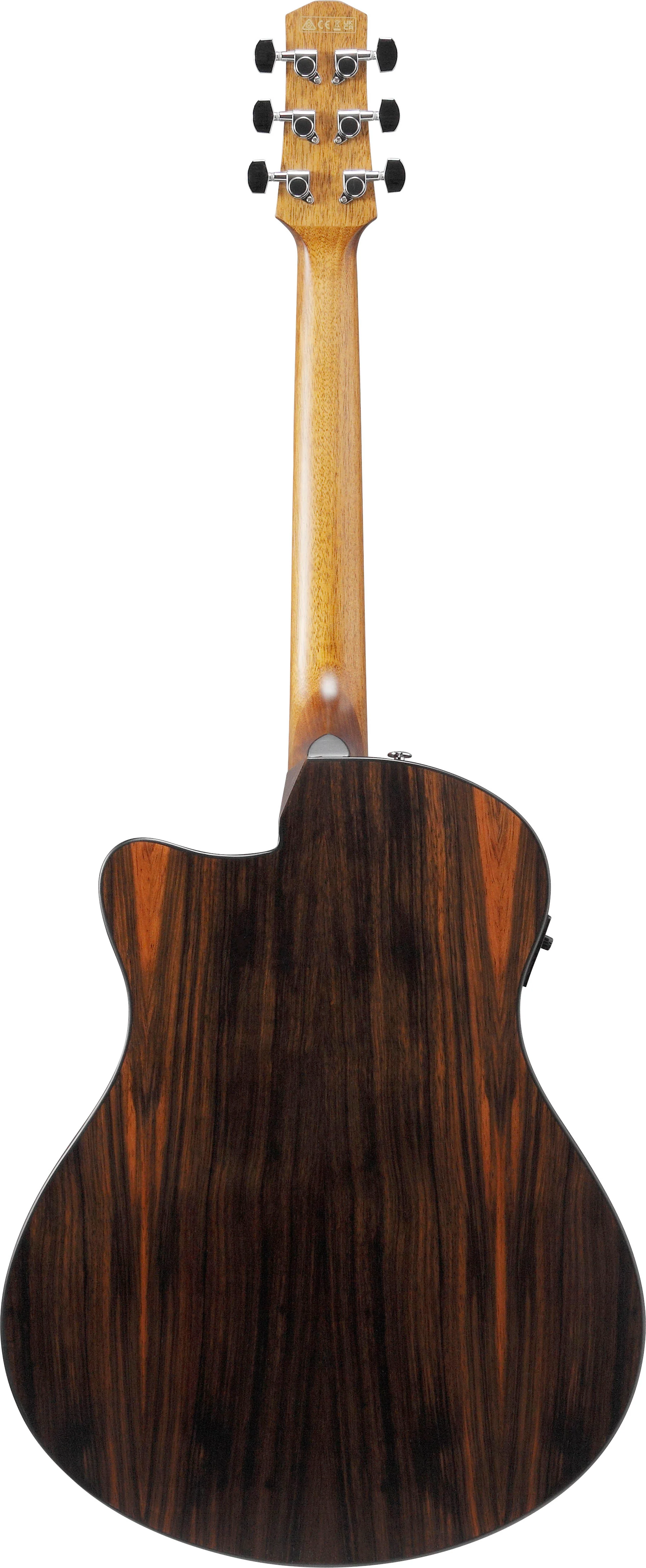 IBANEZ AAM70CE TBN GUITARRA ELECTROACUSTICA AUDITORIO TRANSPARENT CHARCOAL BURST - Image 3