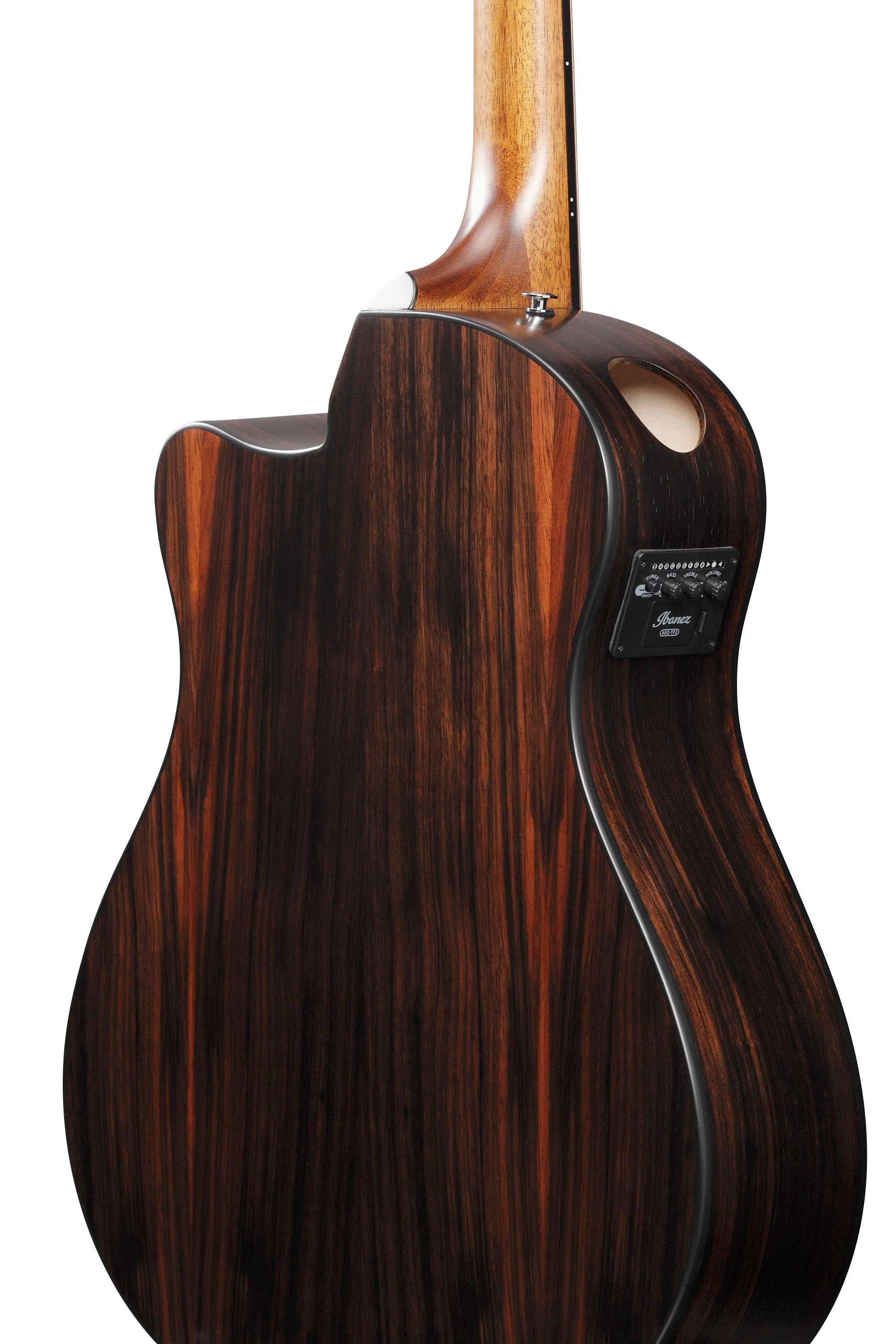 IBANEZ AAM70CE TBN GUITARRA ELECTROACUSTICA AUDITORIO TRANSPARENT CHARCOAL BURST - Image 9