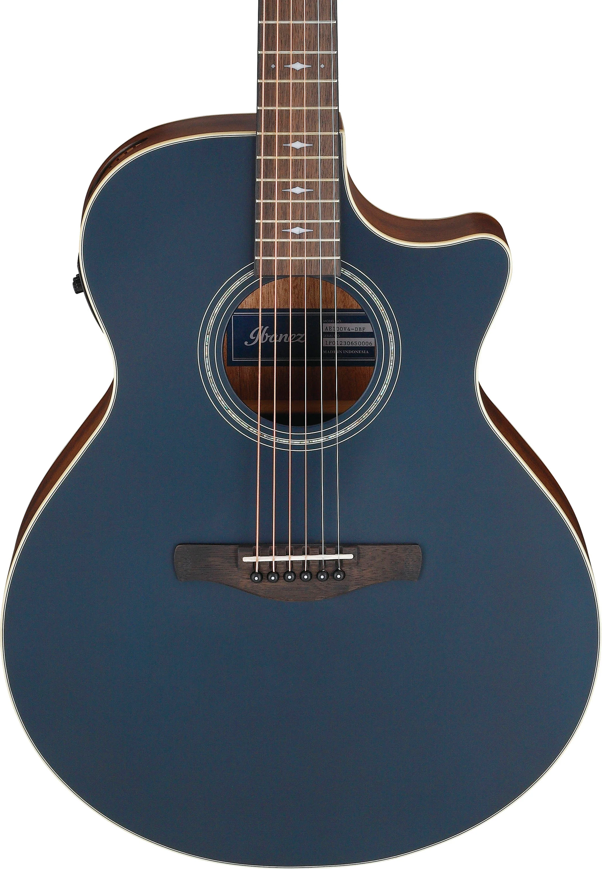 IBANEZ AE100 DBF GUITARRA ELECTROACUSTICA DARK TIDE BLUE - Image 4