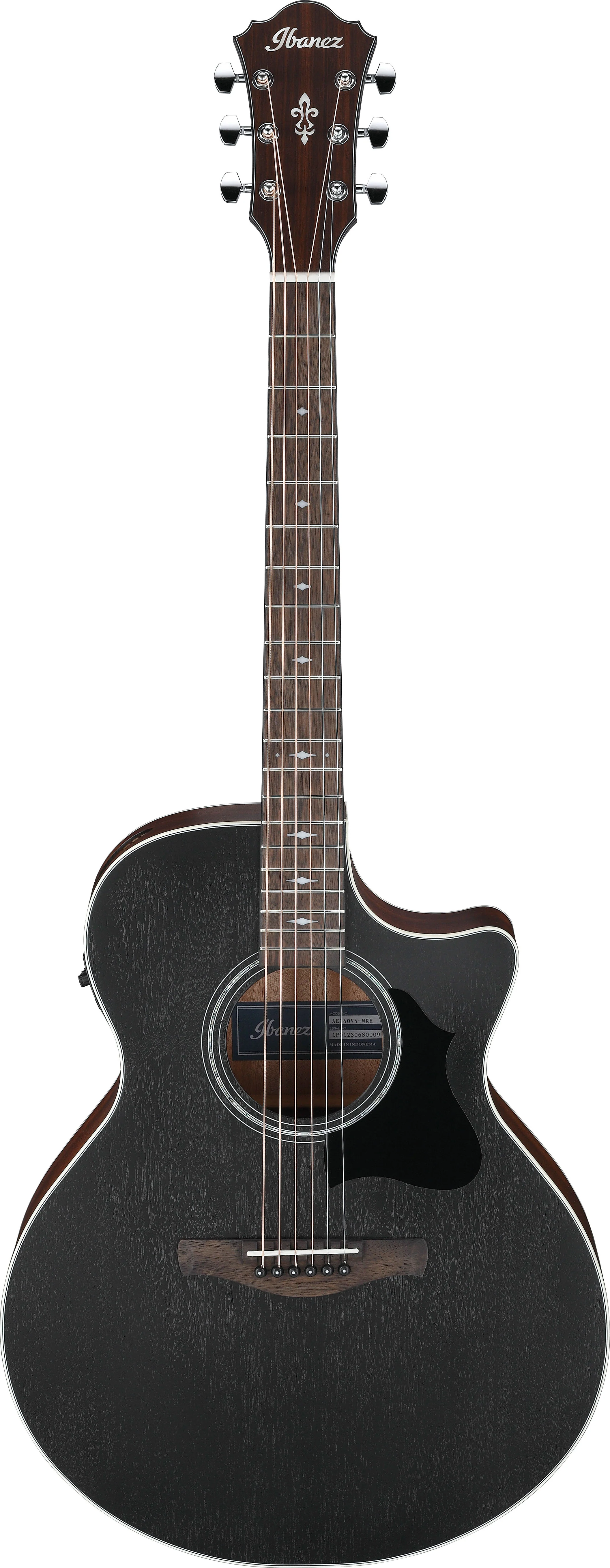 IBANEZ AE140 WKH GUITARRA ELECTROACUSTICA WEATHERED BLACK