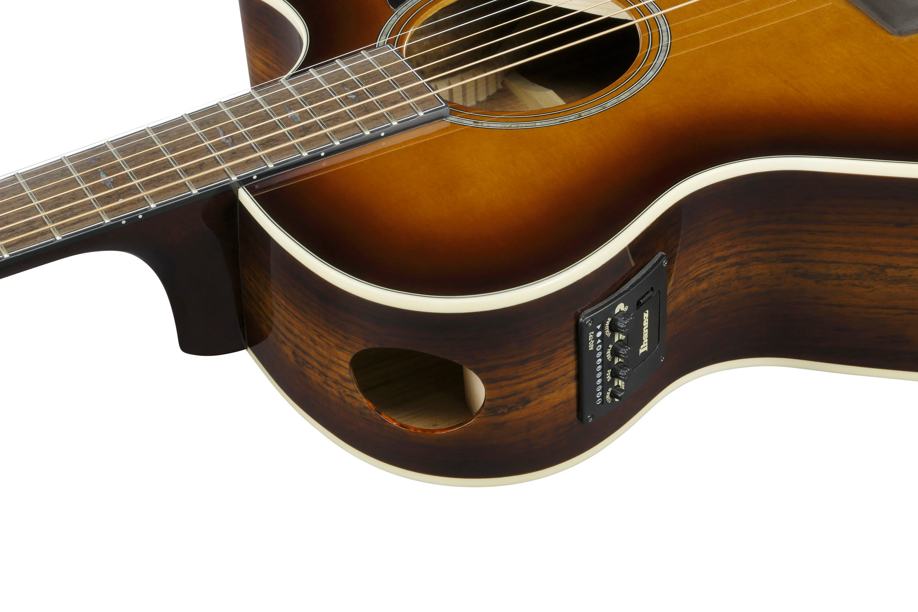 IBANEZ AE160 VMS GUITARRA ELECTROACUSTICA VINTAGE MAHOGANY SUNBURST - Image 12