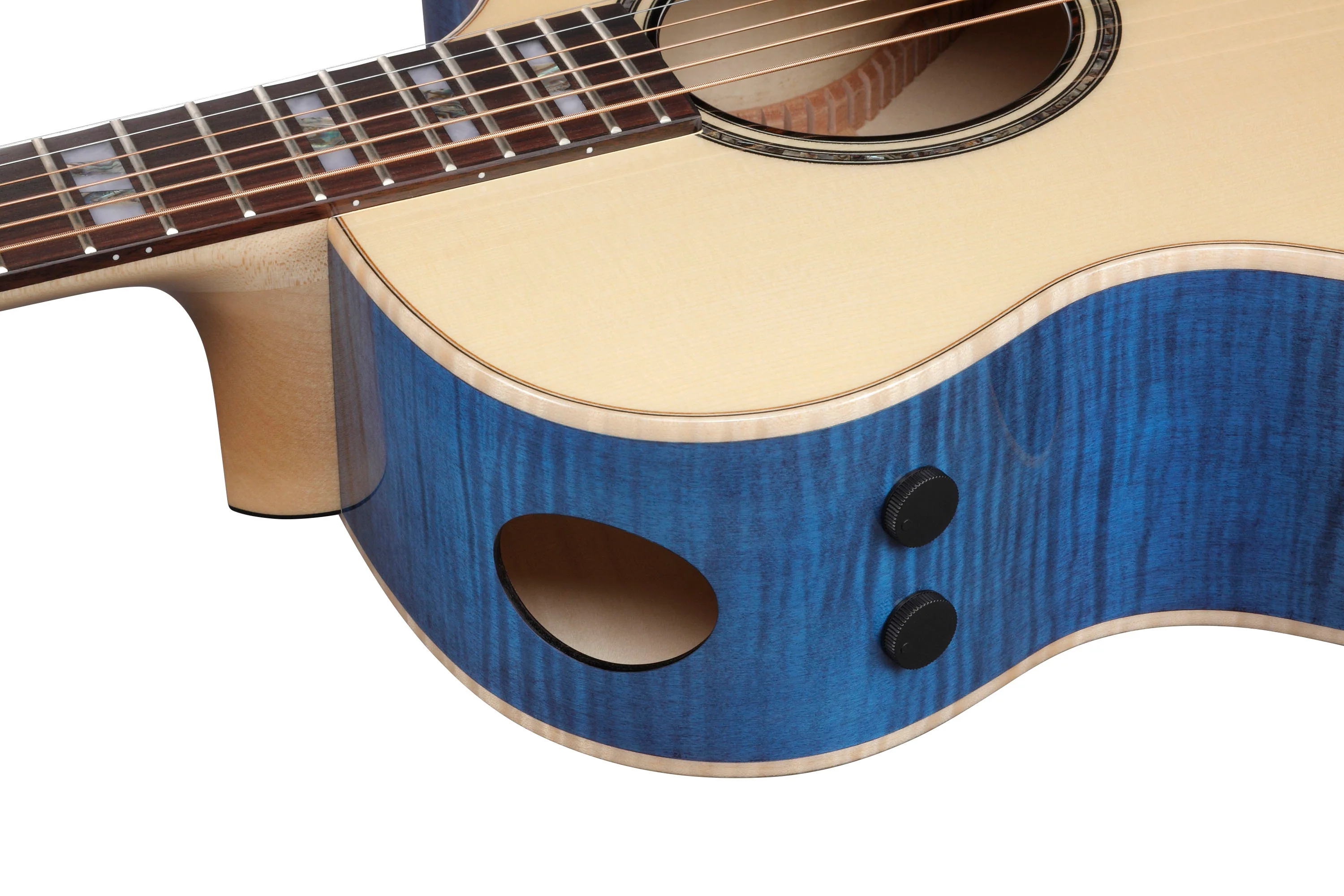 IBANEZ AE390 NTA GUITARRA ELECTROACUSTICA NATURAL AQUA BLUE - Image 11