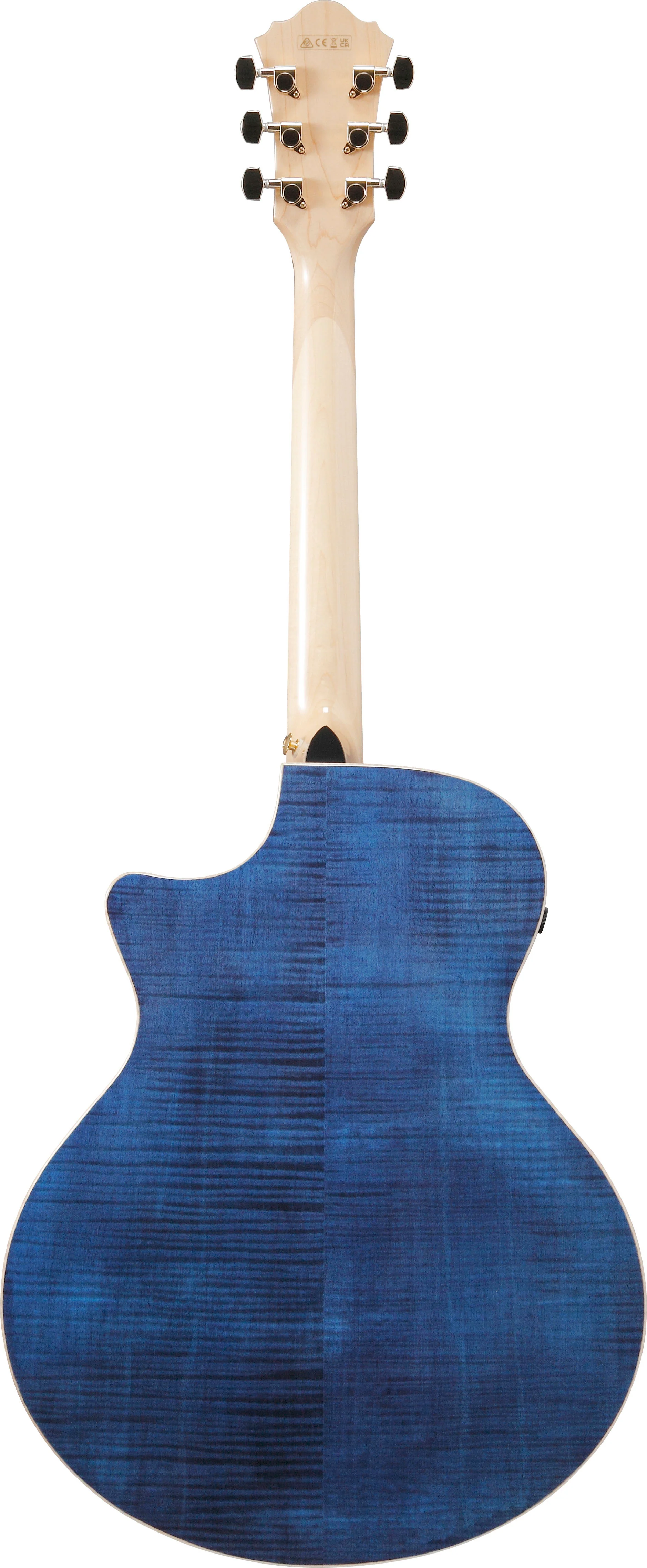 IBANEZ AE390 NTA GUITARRA ELECTROACUSTICA NATURAL AQUA BLUE - Image 3