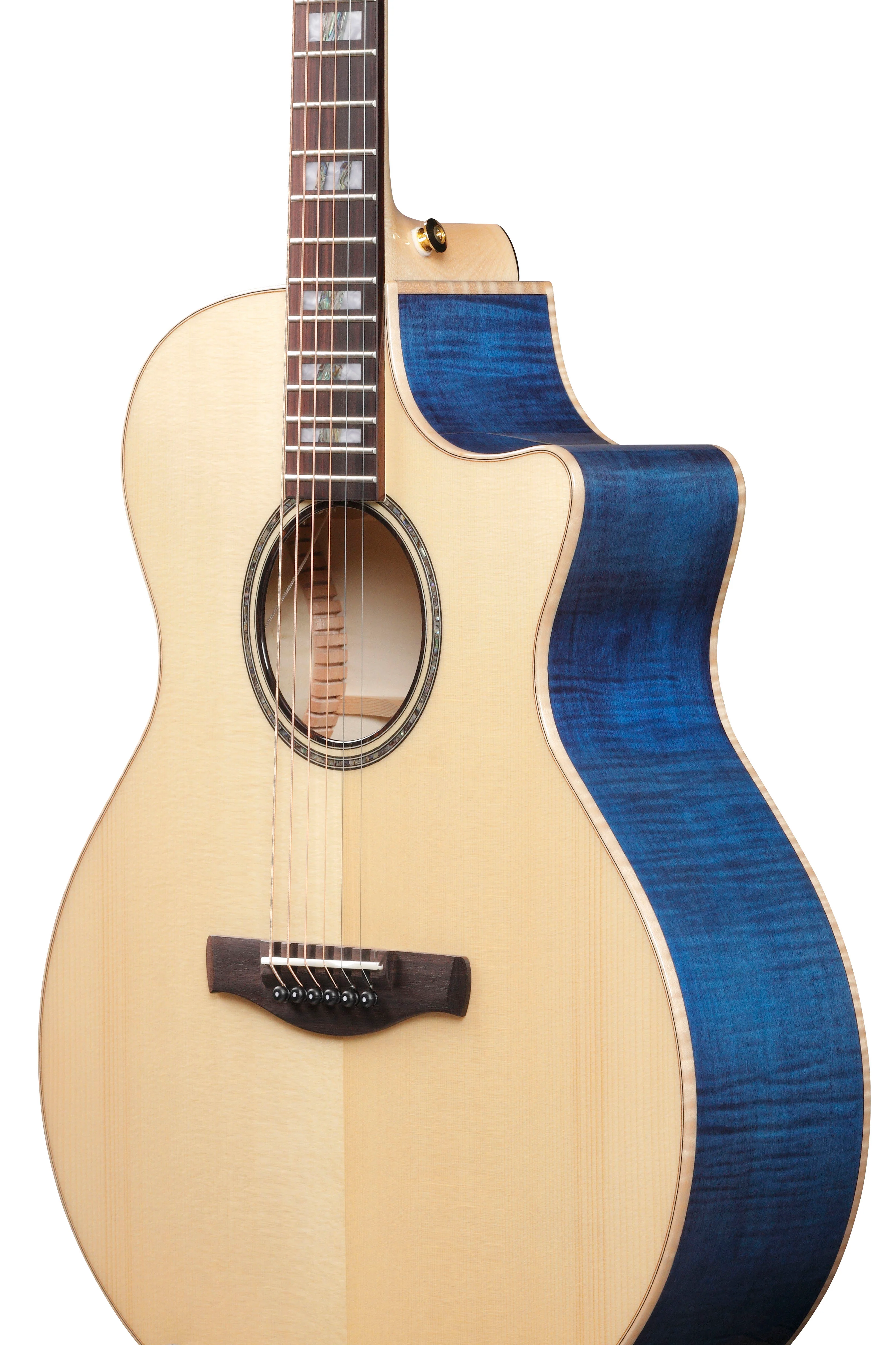IBANEZ AE390 NTA GUITARRA ELECTROACUSTICA NATURAL AQUA BLUE - Image 8