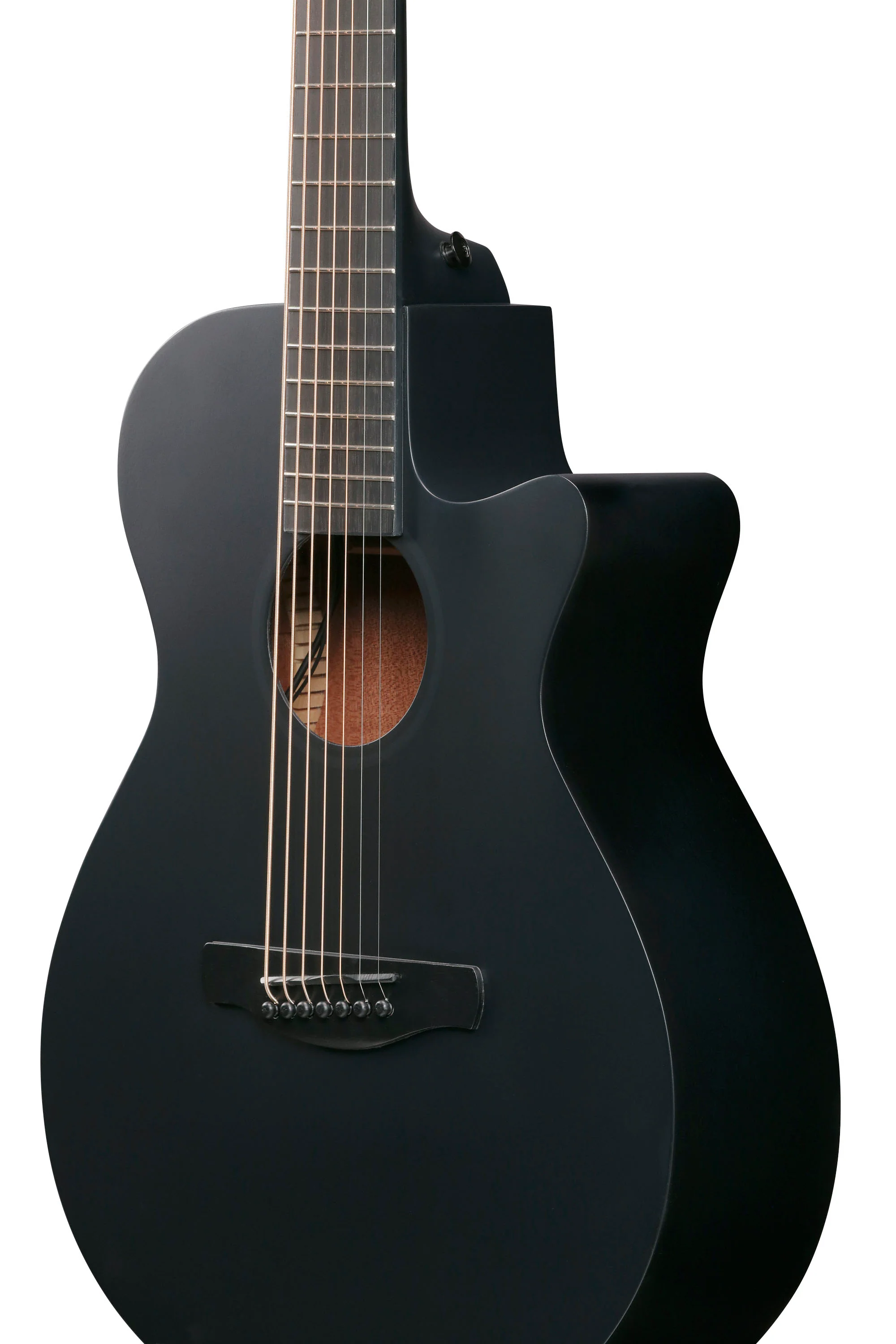 IBANEZ AEG721 BOT GUITARRA ELECTROACUSTICA 7 CUERDAS BLACK OUT - Image 6