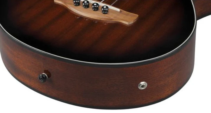 IBANEZ AEGB24FE MHS BAJO ELECTROACUSTICO FRETLESS MAHOGANY SUNBURST - Image 11