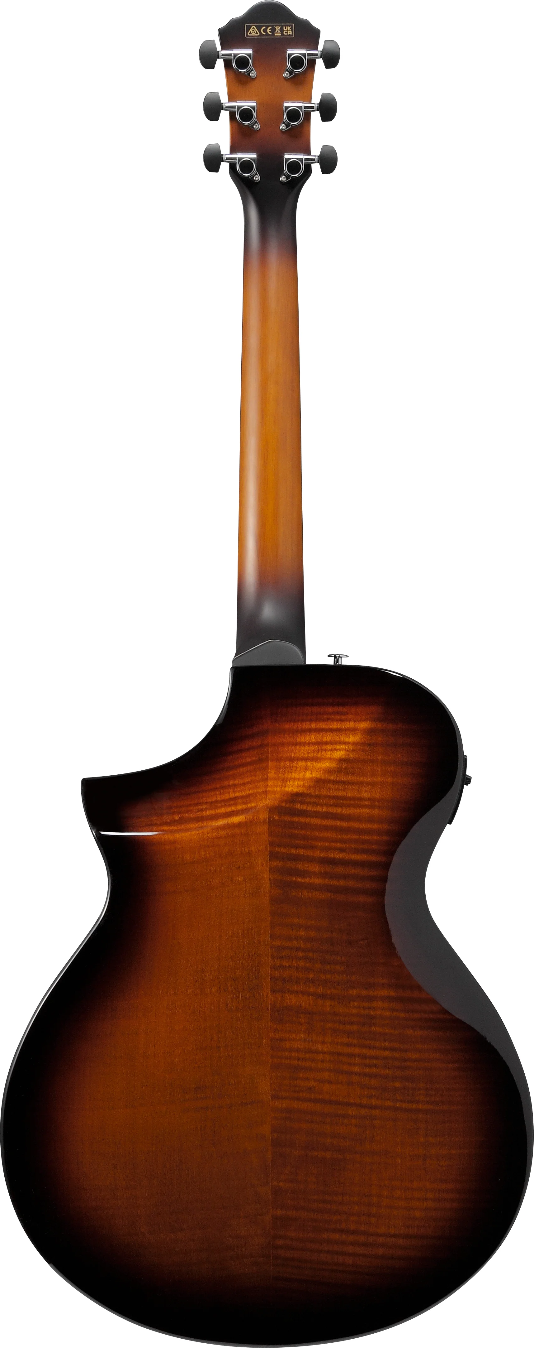 IBANEZ AEWC400 AMS GUITARRA ELECTROACUSTICA AMBER SUNBURST HIGH GLOSS - Image 3