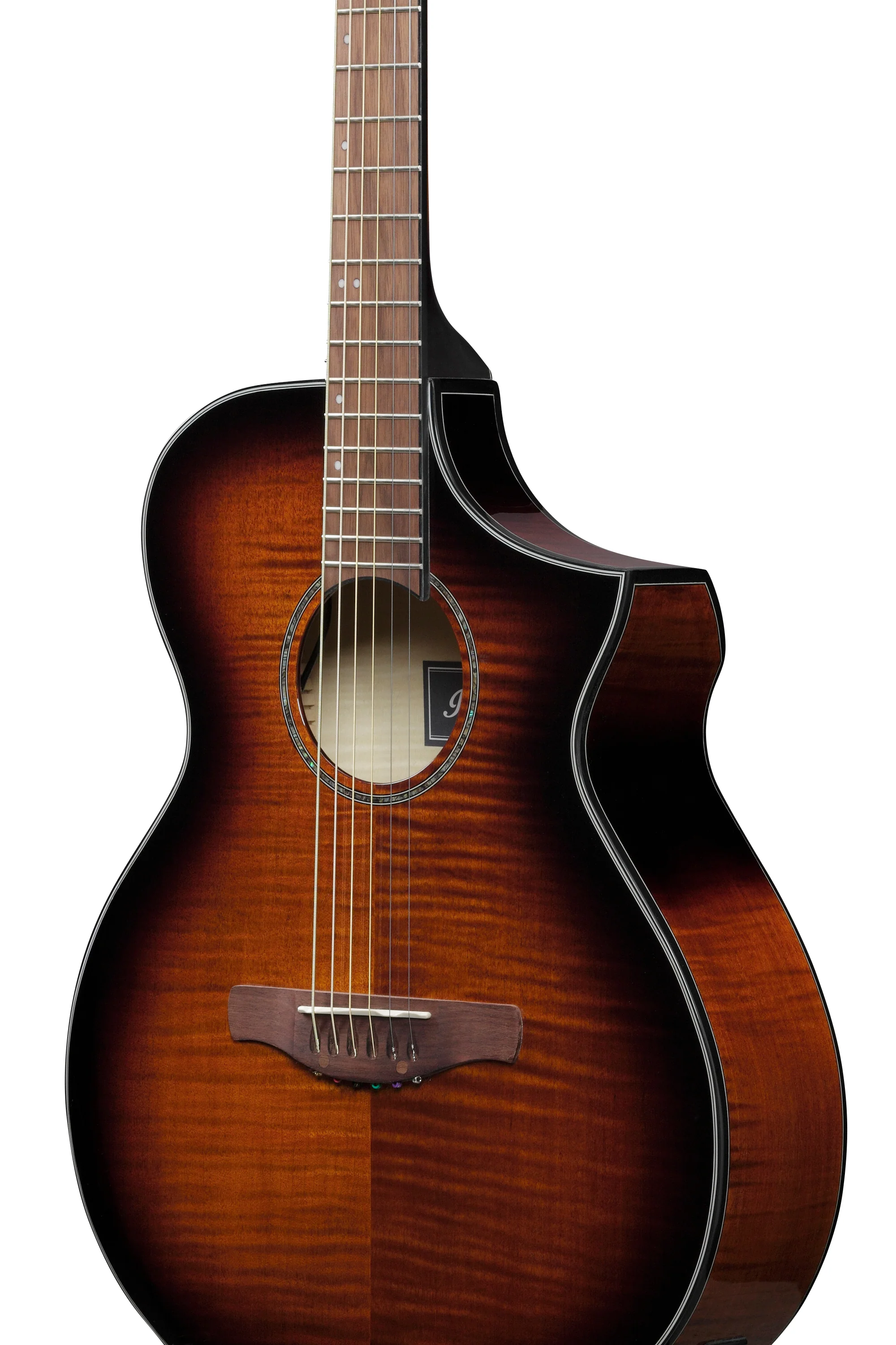 IBANEZ AEWC400 AMS GUITARRA ELECTROACUSTICA AMBER SUNBURST HIGH GLOSS - Image 8
