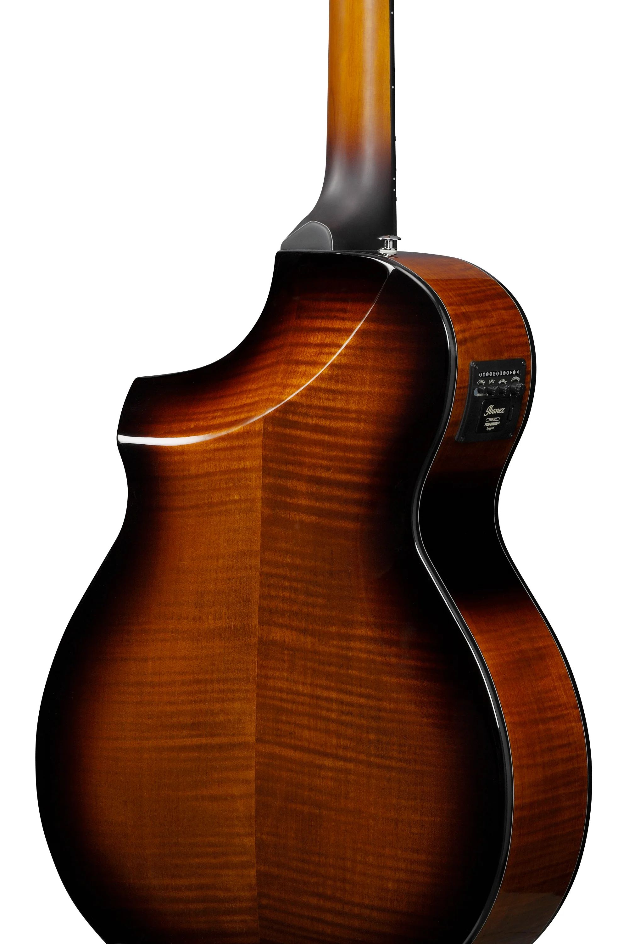 IBANEZ AEWC400 AMS GUITARRA ELECTROACUSTICA AMBER SUNBURST HIGH GLOSS - Image 9
