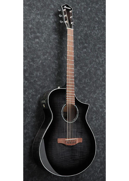 IBANEZ AEWC400 TKS GUITARRA ELECTROACUSTICA TRANSPARENT BLACK SUNBURST - Image 4