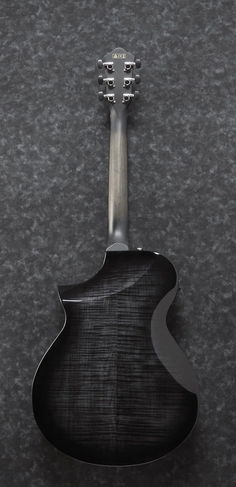 IBANEZ AEWC400 TKS GUITARRA ELECTROACUSTICA TRANSPARENT BLACK SUNBURST - Image 5