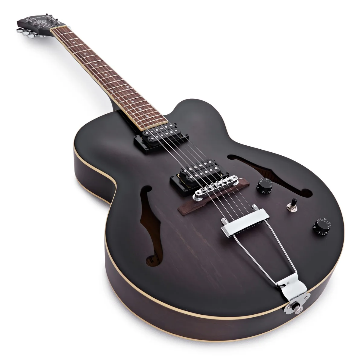 IBANEZ AF55 TKF GUITARRA ELECTRICA TRANSPARENT BLACK FLAT. - Image 3