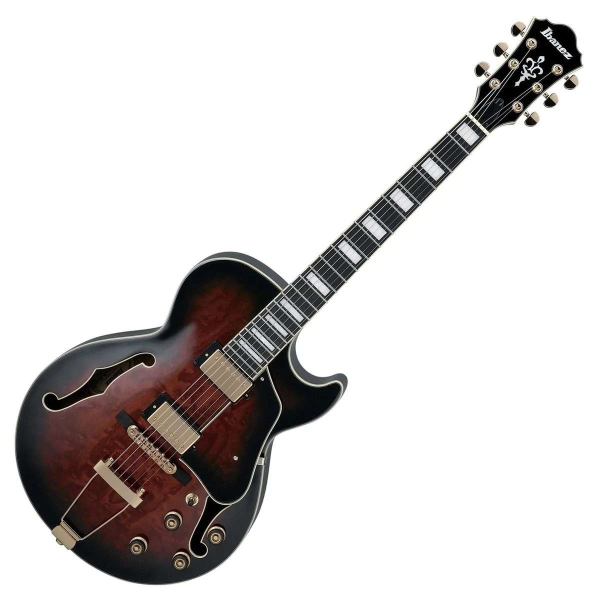 IBANEZ AG95QA DBS ARTCORE EXPRESSIONIST GUITARRA ELECTRICA DARK BROWN SUNBURST - Image 4