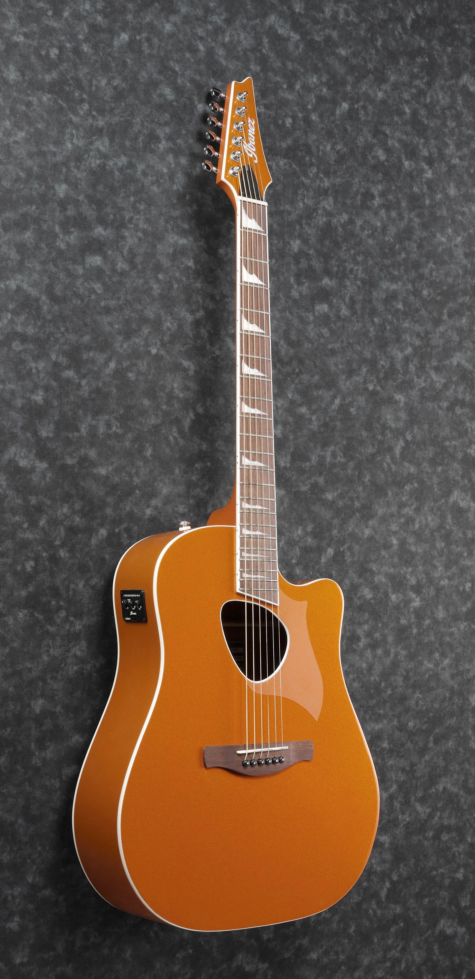 IBANEZ ALT30 DOM GUITARRA ELECTROACUSTICA DARK ORANGE METALLIC - Image 5