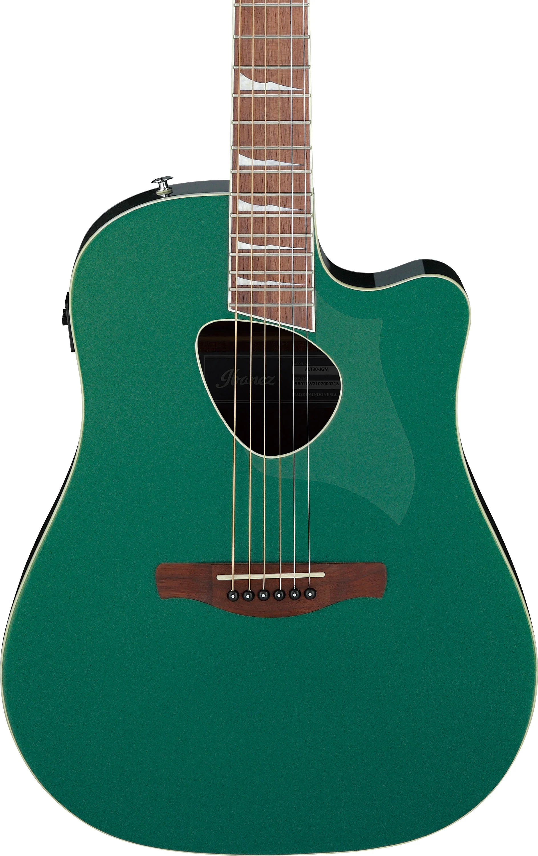 IBANEZ ALT30 JGM GUITARRA ELECTROACUSTICA JUNGLE GREEN METALLIC - Image 4