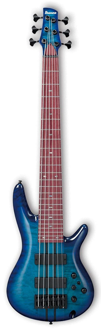 IBANEZ ANB306 PREMIUM ADAM NITTI BAJO ELECTRICO 6 CUERDAS AZUL