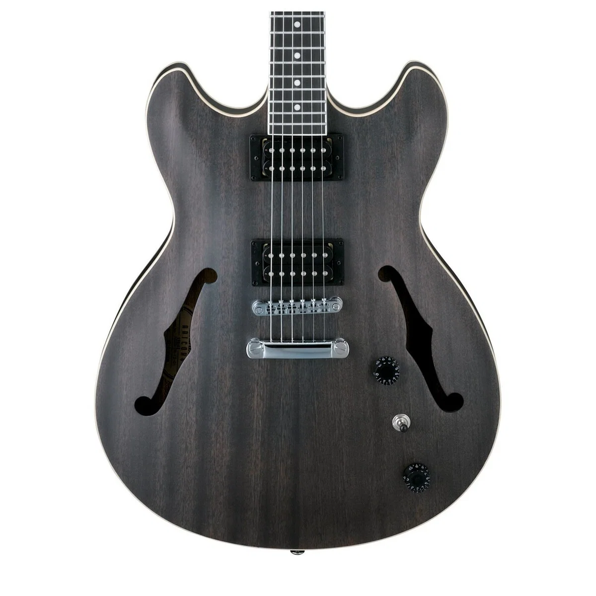IBANEZ AS53 TKF GUITARRA ELECTRICA HOLLOW BODY TRANSPARENT BLACK - Image 2