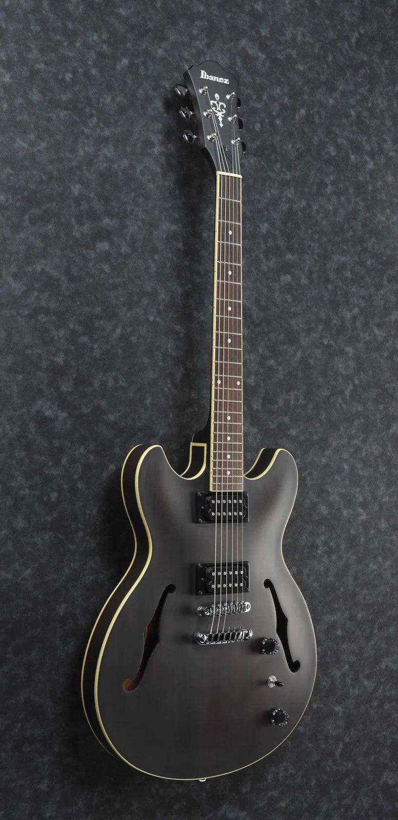 IBANEZ AS53 TKF GUITARRA ELECTRICA HOLLOW BODY TRANSPARENT BLACK - Image 5
