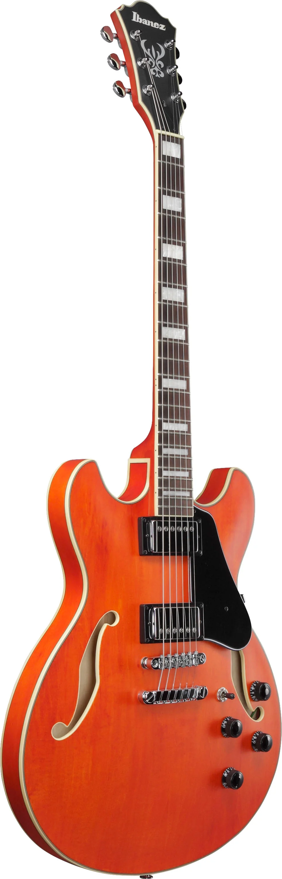 IBANEZ AS73 TTF GUITARRA ELECTRICA TRANSPARENT TANGERINE FLAT - Image 2