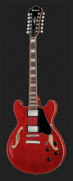 IBANEZ AS7312 TCD GUITARRA ELECTRICA 12 CUERDAS TRANSPARENT CHERRY - Image 12