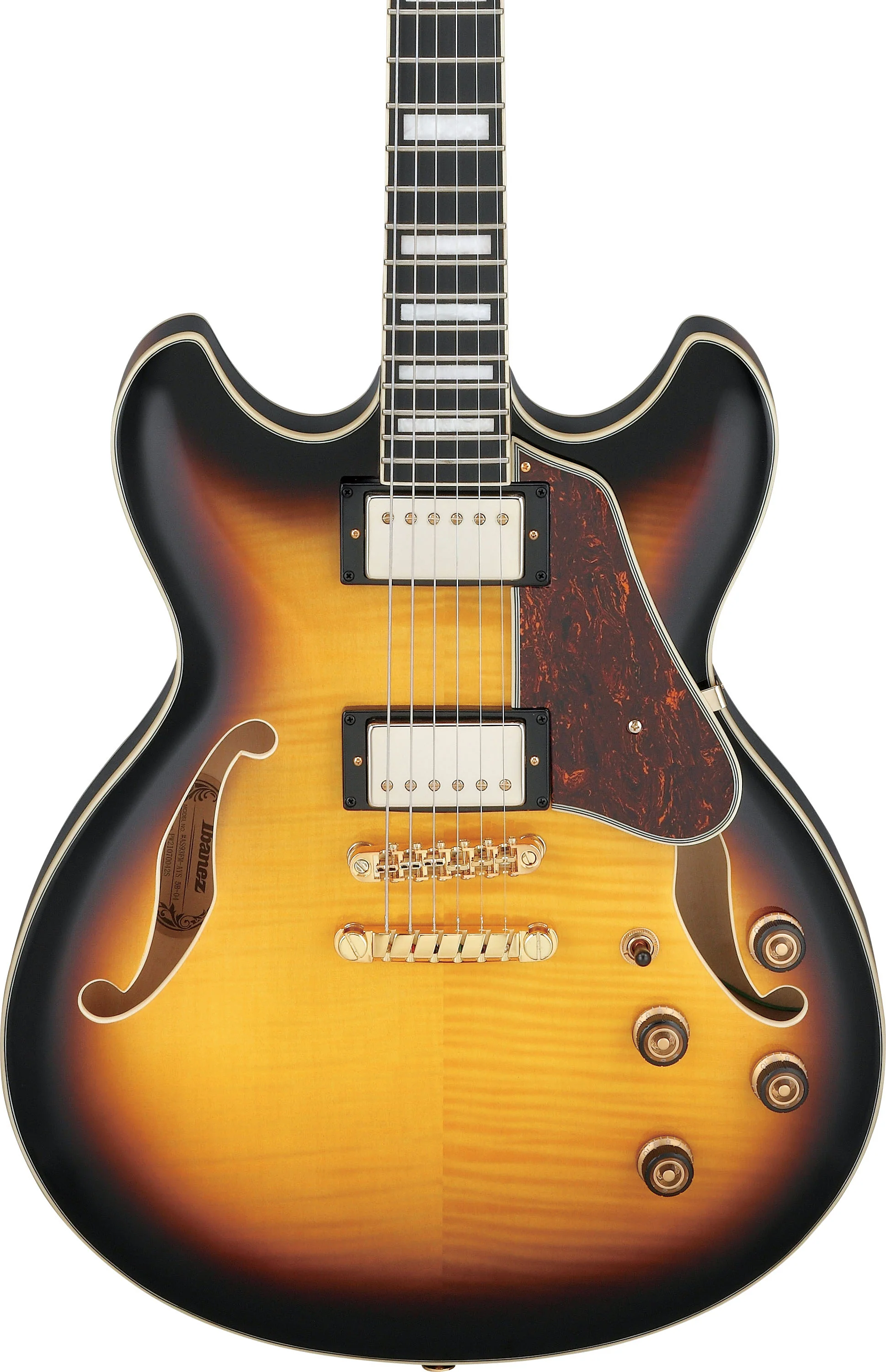 IBANEZ AS93FM AYS GUITARRA ELECTRICA ANTIQUE YELLOW SUNBURST. - Image 4