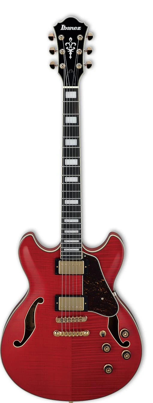 IBANEZ AS93FM TCD GUITARRA ELECTRICA TRANSPARENT CHERRY RED.
