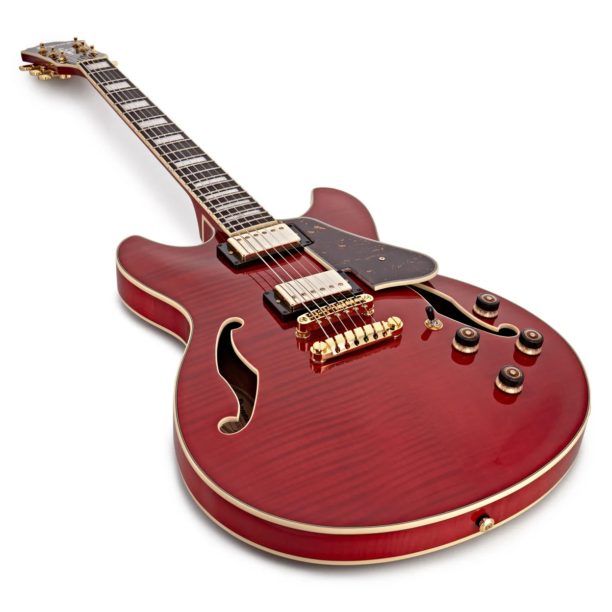 IBANEZ AS93FM TCD GUITARRA ELECTRICA TRANSPARENT CHERRY RED. - Image 3