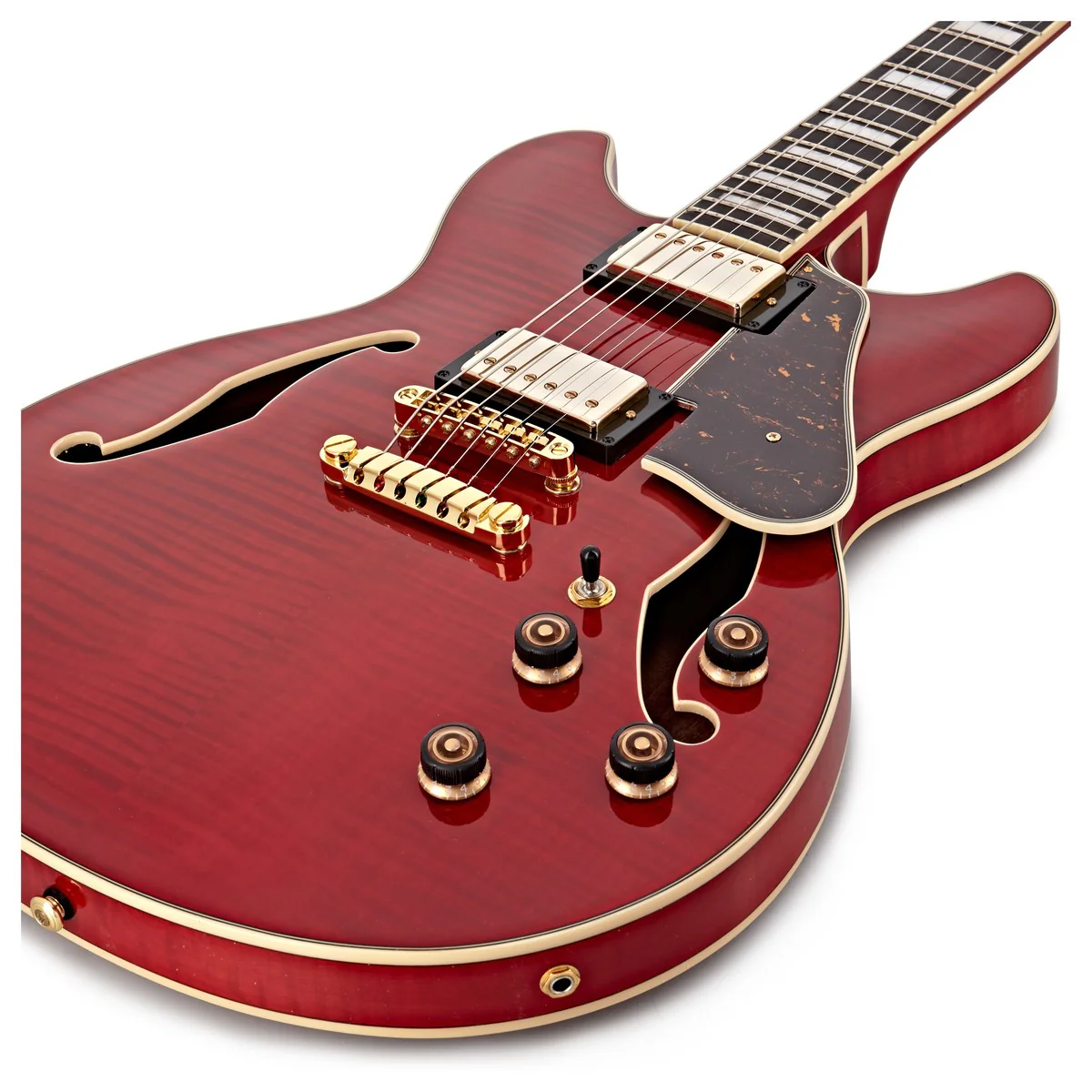 IBANEZ AS93FM TCD GUITARRA ELECTRICA TRANSPARENT CHERRY RED. - Image 4